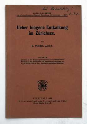 Über biogene Entkalkung im Zürichsee