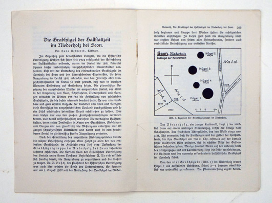 Die Grabhügel der Hallstattzeit im Niederholz bei Seon