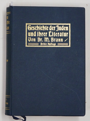 Geschichte der Juden und ihrer Literatur. 3 Bde. in 1Bd.