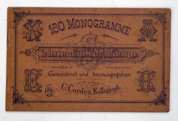 180 Monogramme in den verschiedensten Ausführungen.