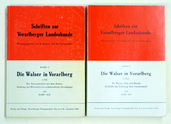 Die Walser in Vorarlberg.  (2 Bde., compl.)