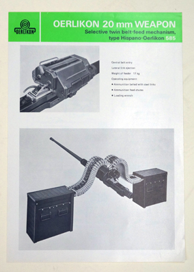 Oerlikon 20 mm weapon
