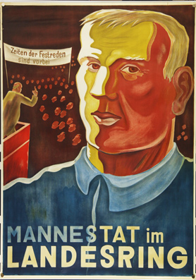 Plakat - Mannestat im Landesring.