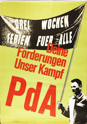 Plakat - PdA - Drei Wochen Ferien für alle.