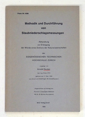 Methodik und Durchführung von Staubniederschlagsmessungen.