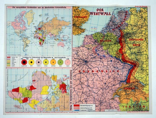 Deutschland Grenzen im Westen