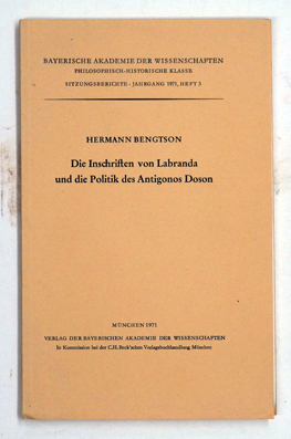 Die Inschriften von Labranda und die Politik des Antigonos Doson.