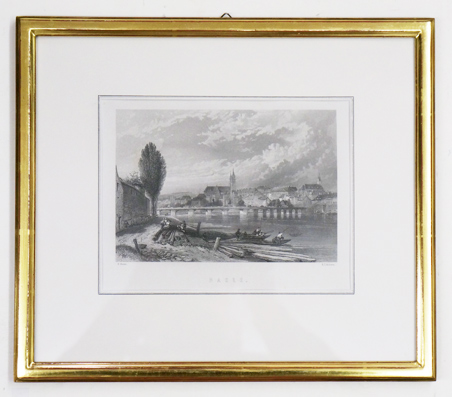 Basle - Flussansicht.