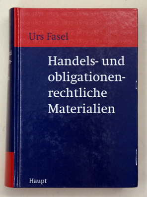 Handels- und obligationenrechtliche Materialien