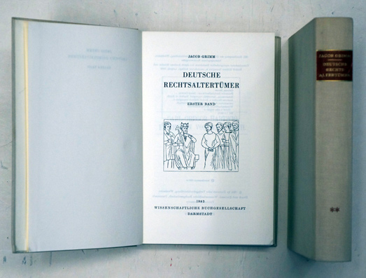 Deutsche Rechtsaltertümer  (2 Bde.)
