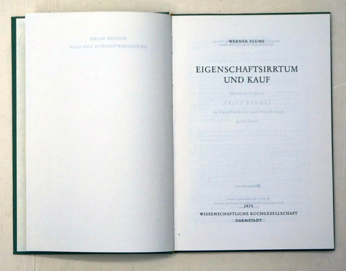 Eigenschaftsirrtum und Kauf.