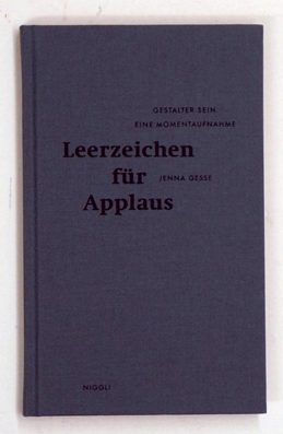 Leerzeichen für Applaus.