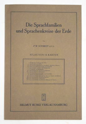 Die Sprachfamilien und Sprachenkreise der Erde. Atlas.[ohne Textbd.]