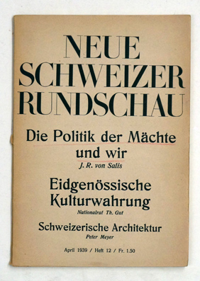 Schweizerische Architektur