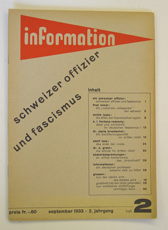 Information. Wirtschaft - Wissenschaft - Erziehung - Technik - Kunst