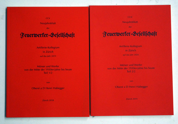 Mörser und Werfer von der Mitte der 1930er-Jahre bis heute.  1/2 u. 2/2 (2 Bde.)