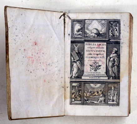 Biblia sacra Vulgatae editionis, Sixti V. Pontificis Max. jussu recognita, et Clementis VIII. auctoritate edita;