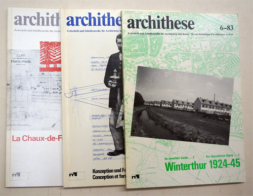 archithese, 2, 4 - 83 (2 Hefte)