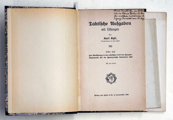 Taktische Aufgaben mit Lösungen 1 u. 2. Heft