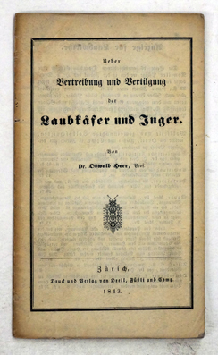 Ueber Vertreibung und Vertilgung der Laubkäfer und Inger