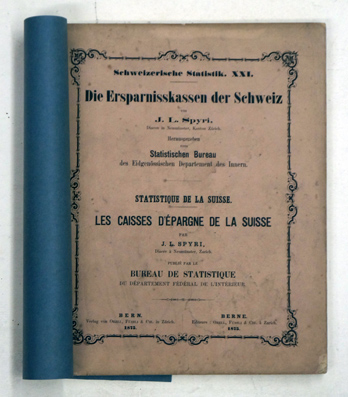 Die Ersparnisskassen der Schweiz
