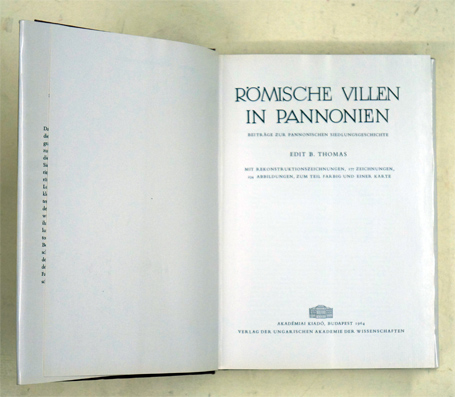 Römische Villen in Pannonien.
