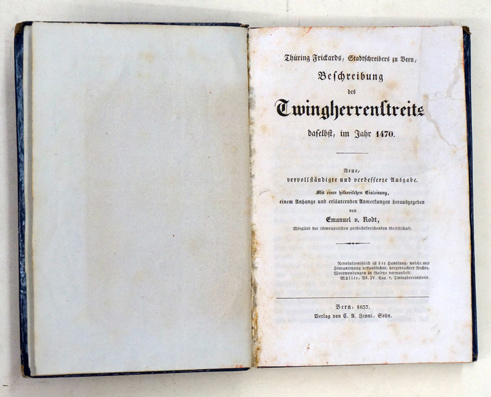Beschreibung des Twingherrenstreits daselbst im Jahr 1470. 