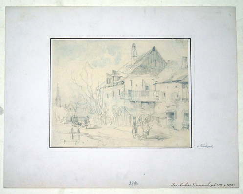 O. T. [Vedute - Haus mit Frauen].