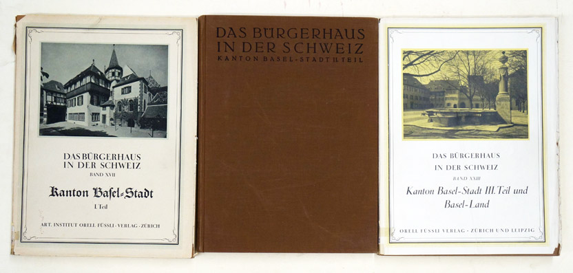 Das Bürgerhaus in der Schweiz - La maison bourgeoise en Suisse