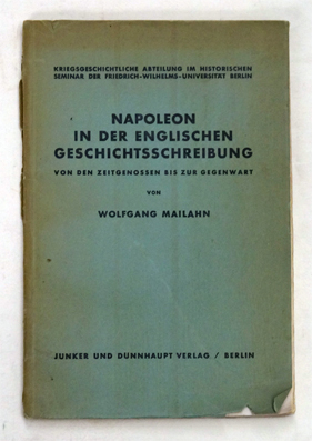 Napoleon in der englischen Geschichtsschreibung.