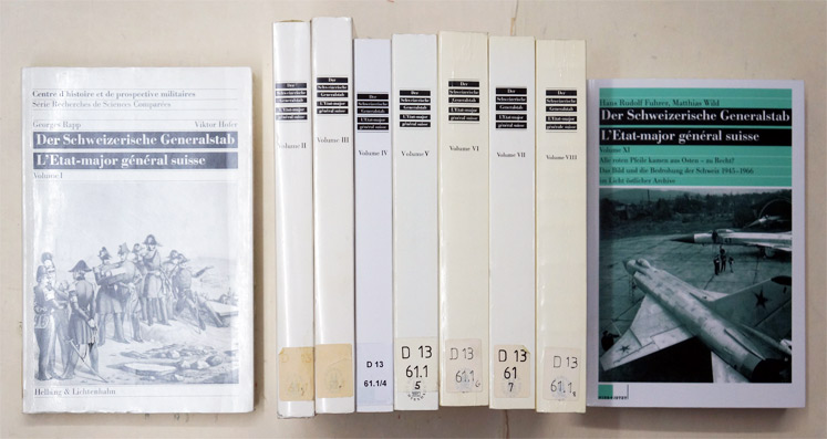Der Schweizerische Generalstab / L'état-major général suisse. [Tlw. m. Zusatz: Eine kollektiv-biographische Studie]