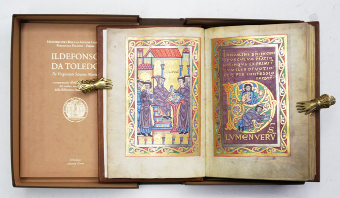 Faksimile - Ildefonso da Toledo. De Virginitate Beatae Mariae. Biblioteca Palatina di Parma 1650