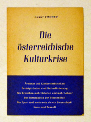 Die österreichische Kulturkrise