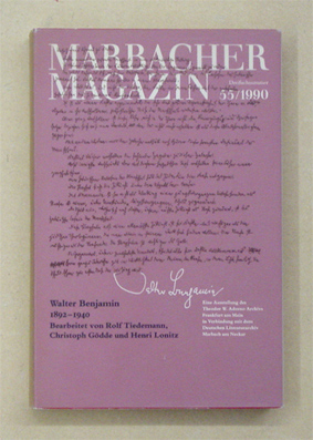 Walter Benjamin 1892-1940