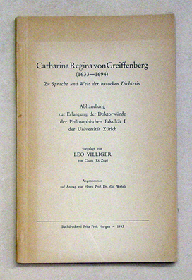 Catharina Regina von Greiffenberg (1633 - 1694)