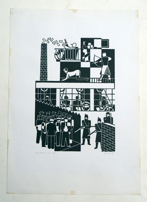 Grafikblatt. Arbeitslose 1931