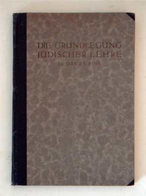 Die Grundlegung jüdischer Lehre für Haus und Schule