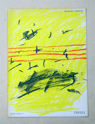 Tàpies - Katalog März/April 1971