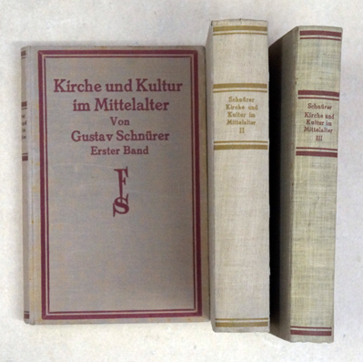 Kirche und Kultur im Mittelalter. 3 Bde (compl.)
