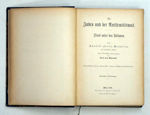 Die Juden und der Antisemitismus