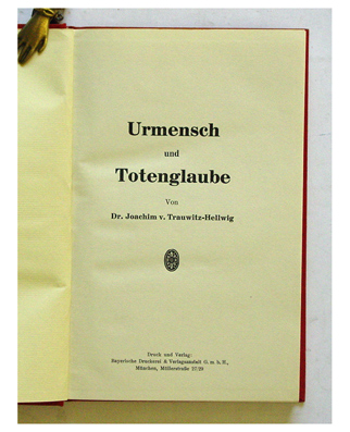Urmensch und Totenglaube