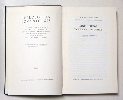 Einführung in die Philosophie