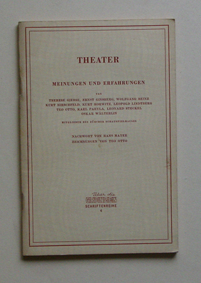 Über die Grenzen,  Hefte 4 - Theater