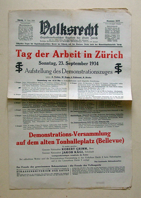 Volksrecht (Nr. 221, 37 Jg.)