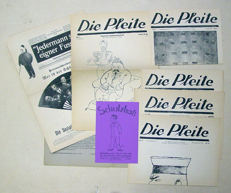 Jedermann sein eigener Fussball. [Und:] Schutzhaft. [Und:] Die Pleite