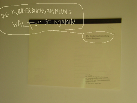 Die Kinderbuchsammlung Walter Benjamin