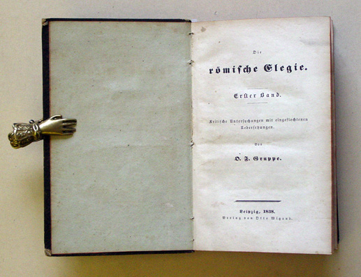 Die römische Elegie (2 Bde. in 1 Bd.)