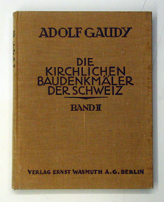 Die kirchlichen Baudenkmäler der Schweiz