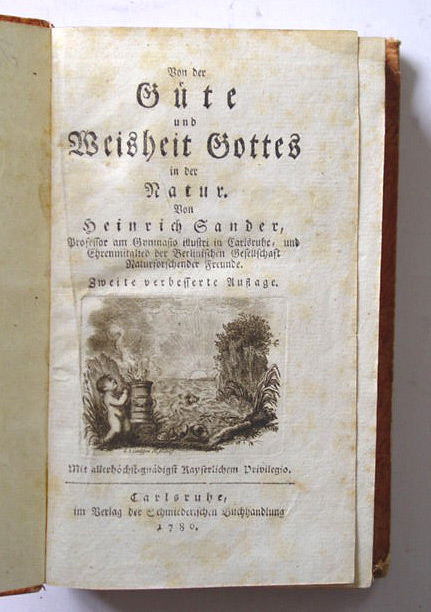Von der Güte und Weisheit Gottes in der Natur