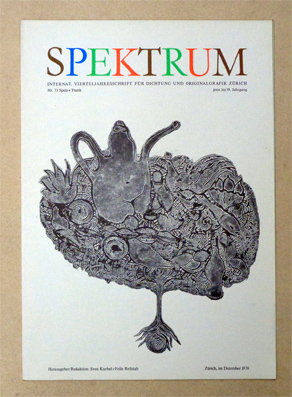 Spektrum Heft 73. Speis + Trank